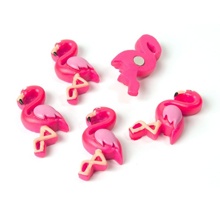 Magneter, PINK FLAMINGO, 5 st, Cerice i gruppen Förvaring / Magneter och självhäftande hos SmartaSaker.se (42031)