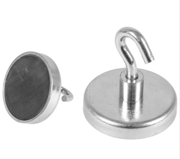 Magnetisk krok platt, Superstark - 8 kg, MEDIUM POWER HOOK, Ø 3,6 cm i gruppen Förvaring / Magneter och självhäftande / Magnetkrokar hos SmartaSaker.se (42056)