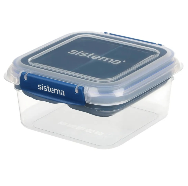 Matlåda med fack, 1,15 Liter, SISTEMA STAX TO GO i gruppen Förvaring / Köksförvaring / Matlådor / Lunchlådor och Bento hos SmartaSaker.se (42125)