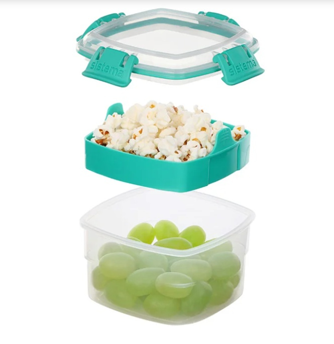 Matlåda uppdelad i fack, 400 ml, SNACK TO GO i gruppen Förvaring / Köksförvaring / Matlådor / SmartStore matlådor hos SmartaSaker.se (42132)