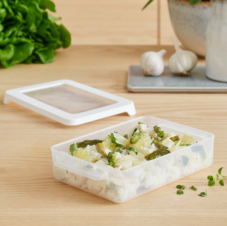 Matlåda, 0,6 L, SMARTSTORE SNACK, Klar / Vit i gruppen Förvaring / Köksförvaring / Matlådor / Plast hos SmartaSaker.se (42141)