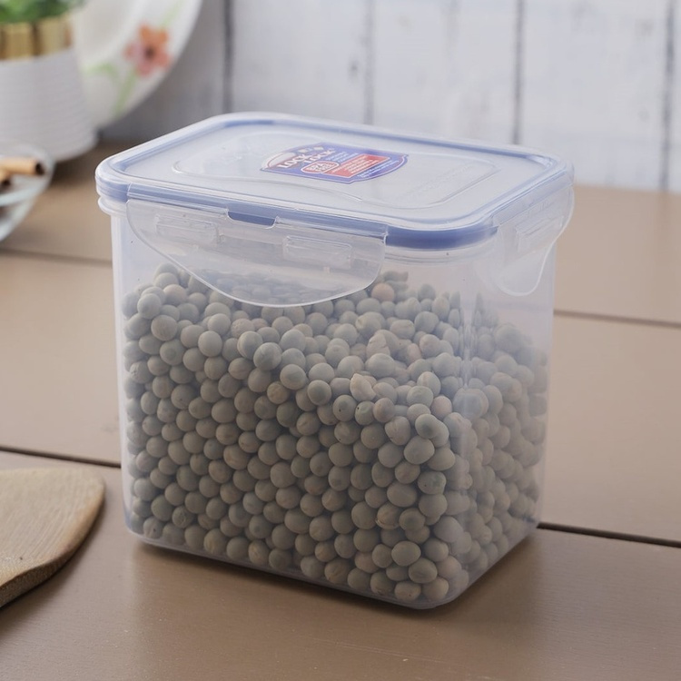 Matlåda, 850 ml, LOCK & LOCK, 13,7 x 10,4 x 12 cm, Klar / Blå i gruppen Förvaring / Köksförvaring / Matlådor / Matlådor i plast hos SmartaSaker.se (42162)