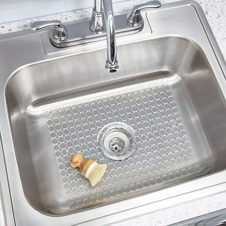 Matta för diskhon, CRYSTAL LARGE SINK MAT, 30,5 x 40 cm, Klar i gruppen Förvaring / Köksförvaring / Diskställ och diskbänk hos SmartaSaker.se (42211)