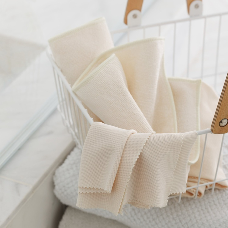 Mikrofiberdukar för badrummet, 2 st, SHOWER CLEANING PACK, Ivory i gruppen Förvaring / Städförvaring och sopsortering / Städtrasor och borstar hos SmartaSaker.se (42229)