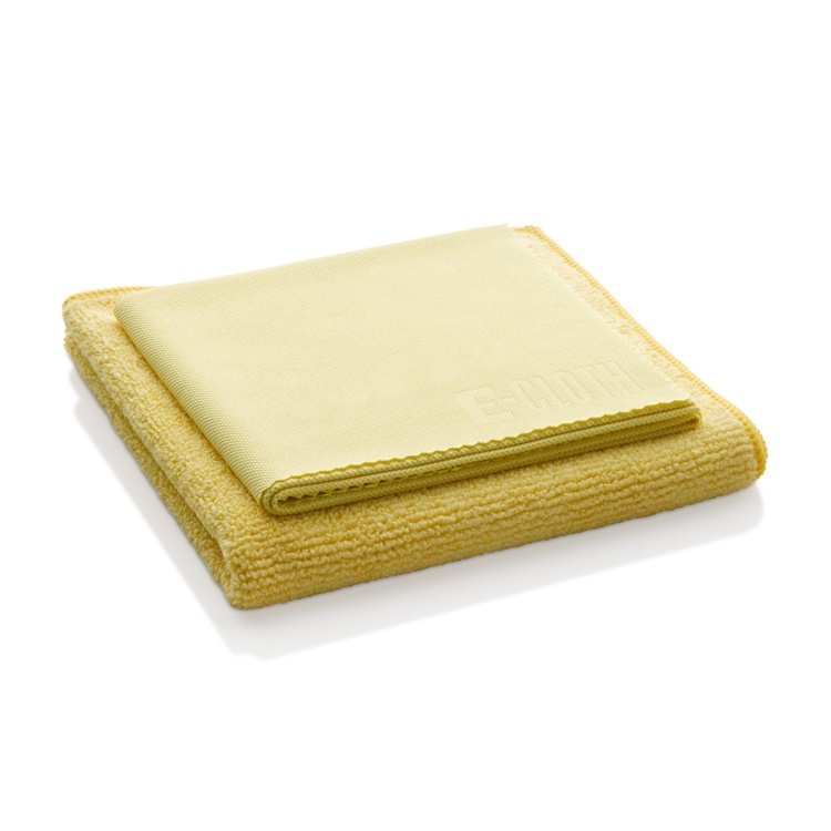 Mikrofiberdukar för badrummet, Set med 2, BATHROOM CLEANING CLOTHS, Gula i gruppen Förvaring / Städförvaring och sopsortering / Städtrasor och borstar hos SmartaSaker.se (42230)