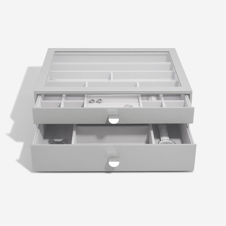 Minibyrå för smycken, 2 lådor, SUPERSIZE STACKERS DRAWERS i gruppen Förvaring / Sovrumsförvaring / Smyckesförvaring hos SmartaSaker.se (42251)