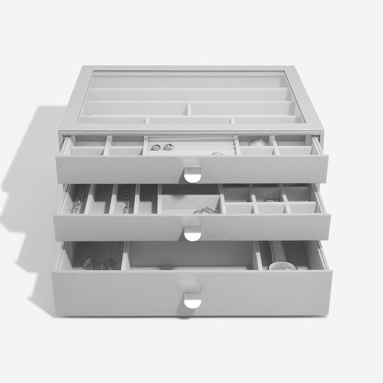 Minibyrå för smycken, 3 lådor, SUPERSIZE STACKERS DRAWERS i gruppen Förvaring / Sovrumsförvaring / Smyckesförvaring hos SmartaSaker.se (42253)