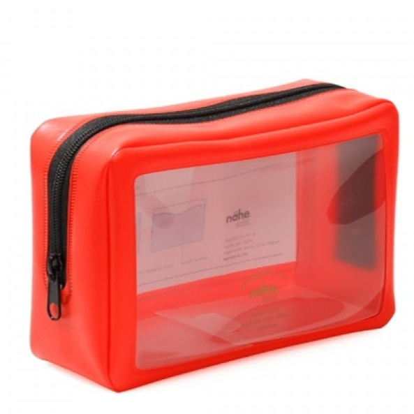 Necessär, PACKING POUCH SMALL, 18 x 11 cm, Nähe, röd i gruppen Förvaring / Förvaring på resa / Necessärer hos SmartaSaker.se (42306)
