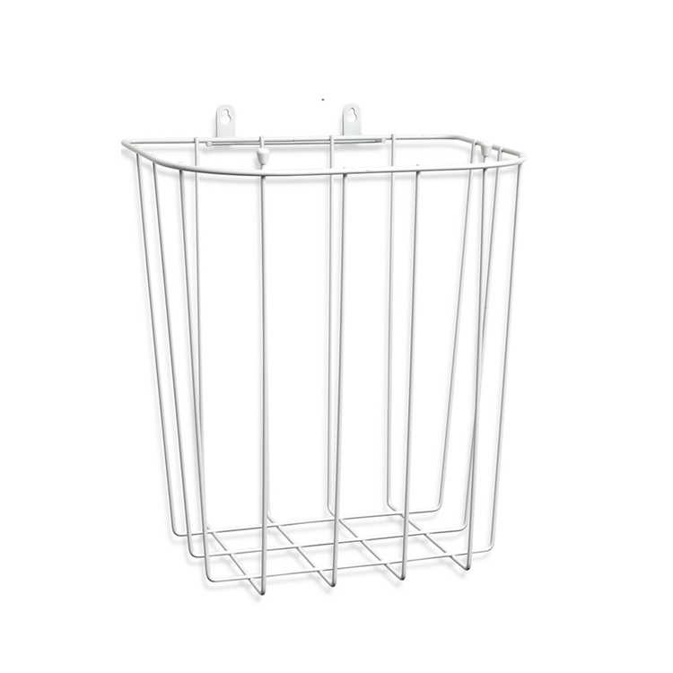 Papperskorg, vägghängd, Liten, BACKSTIGS, 28 x 20 x H 30 cm, vit i gruppen Förvaring / Städförvaring och sopsortering / Sopsortering hos SmartaSaker.se (42390)