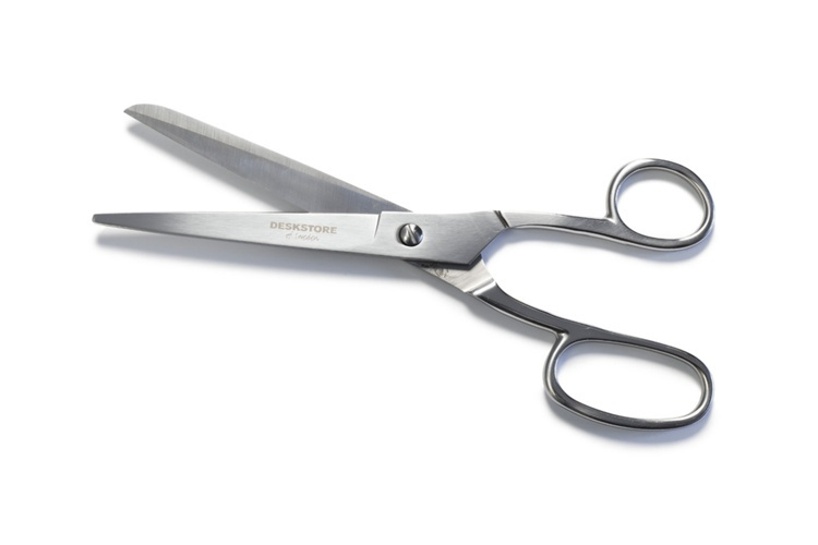 Papperssax, SCISSORS Deskstore, Silver i gruppen Förvaring / Kontorsmaterial hos SmartaSaker.se (42392)
