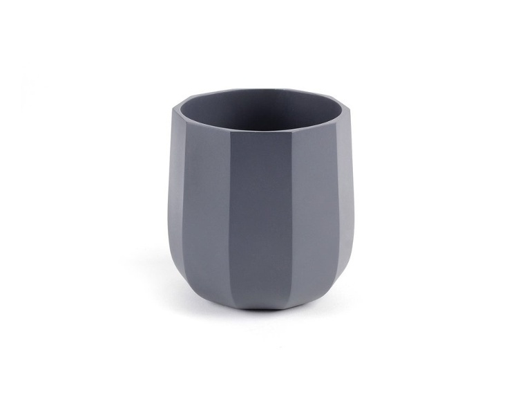 Pennmugg, BABYLON, Lexon, Ø 8,5 x H 9 cm, Mörkgrå i gruppen Förvaring / Kontorsmaterial hos SmartaSaker.se (42411)
