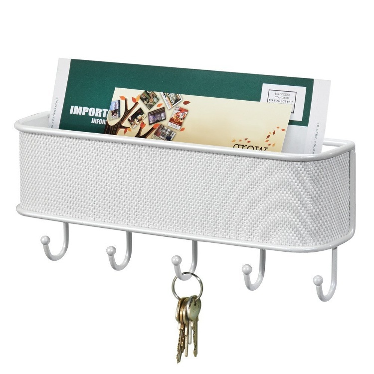 Postställ & kroklist, TWILLO WALL LETTER RACK, Vit i gruppen Förvaring / Hallförvaring / Krokar och hängare hos SmartaSaker.se (42430)
