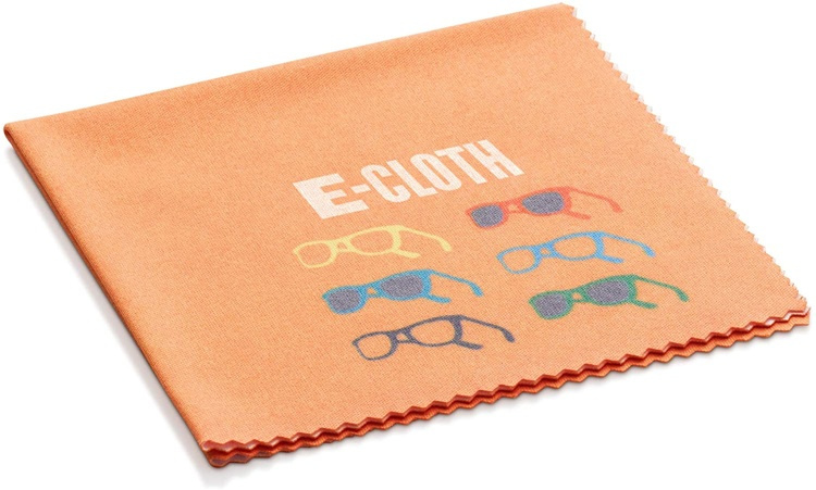 Putsduk för för glasögon i mikrofiber, GLASSES CLOTH, 19 x 19 cm, Orange i gruppen Förvaring / Städförvaring och sopsortering / Städtrasor och borstar hos SmartaSaker.se (42440)