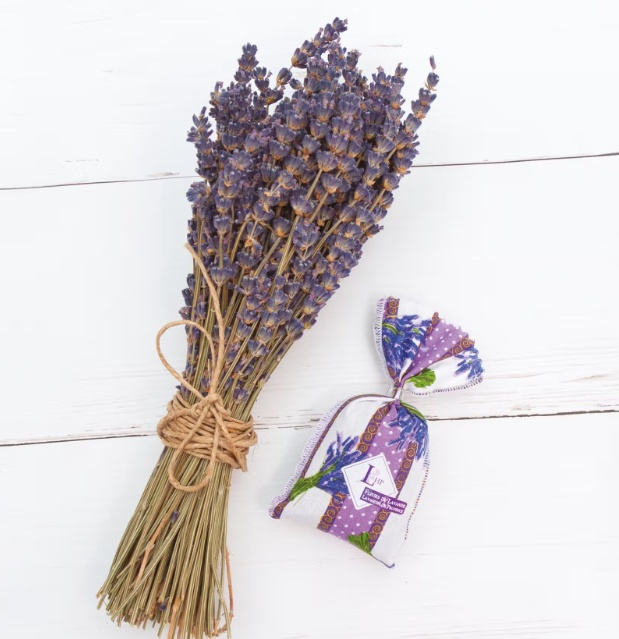 Påse med Lavendel från Provence, SACHET LAVANDE, Beige / Lila i gruppen Förvaring / Garderobsförvaring hos SmartaSaker.se (42448)