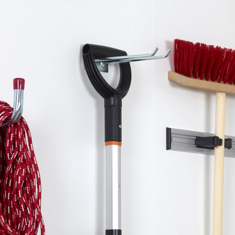 Redskapshållare, 10 cm, HABO 724, galvaniserat stål i gruppen Förvaring / Förråd- och garageförvaring / Redskapshållare hos SmartaSaker.se (42459)