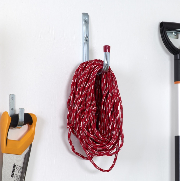 Redskapskrok / Väggkrok, 8 cm, HABO 8504, Stål i gruppen Förvaring / Förråd- och garageförvaring / Redskapshållare hos SmartaSaker.se (42465)