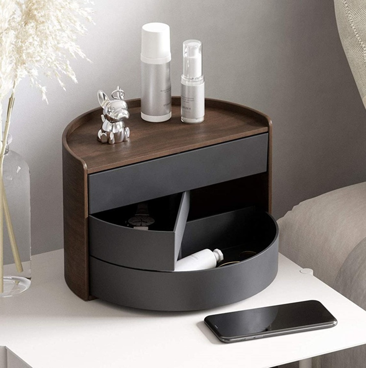 Roterande förvaring, MOONA STORAGE BOX, Umbra, 27 x 15 x H 18 cm i gruppen Förvaring / Sovrumsförvaring / Smyckesförvaring hos SmartaSaker.se (42477)