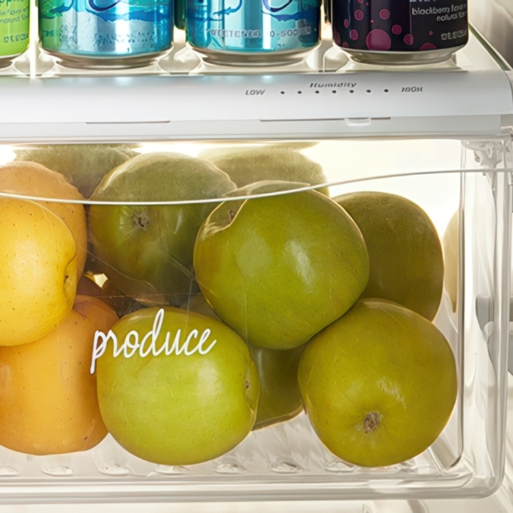 Självhäftande Etiketter, Förtryckta, 18 stycken, THE HOME EDIT FRIDGE LABELS, Klara i gruppen Förvaring / Magneter och självhäftande / Skyltar och etiketter hos SmartaSaker.se (42504)