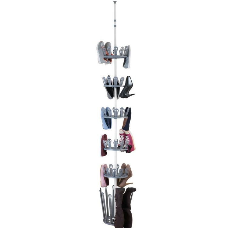 Skoställ på höjden, Skosnurra, TELESCOPIC BOOT TREE, Ø 30 x H 100 -300 cm i gruppen Förvaring / Hallförvaring / Skohyllor hos SmartaSaker.se (42581)