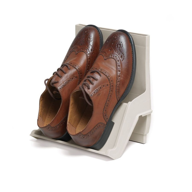 Skoställ, Modulärt, SLID SHOE ORGANIZER, 25 x 17,5 x H 27 cm, Sand i gruppen Förvaring / Garderobsförvaring / Skoförvaring hos SmartaSaker.se (42588)