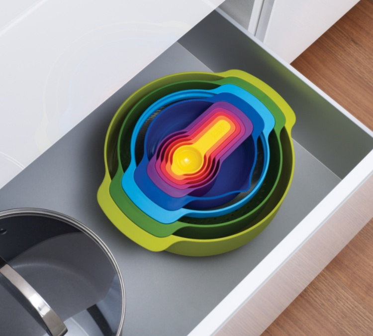 Skålar och mått, 9 delar, NEST BOWL SET, Joseph Joseph i gruppen Förvaring / Köksförvaring hos SmartaSaker.se (42641)