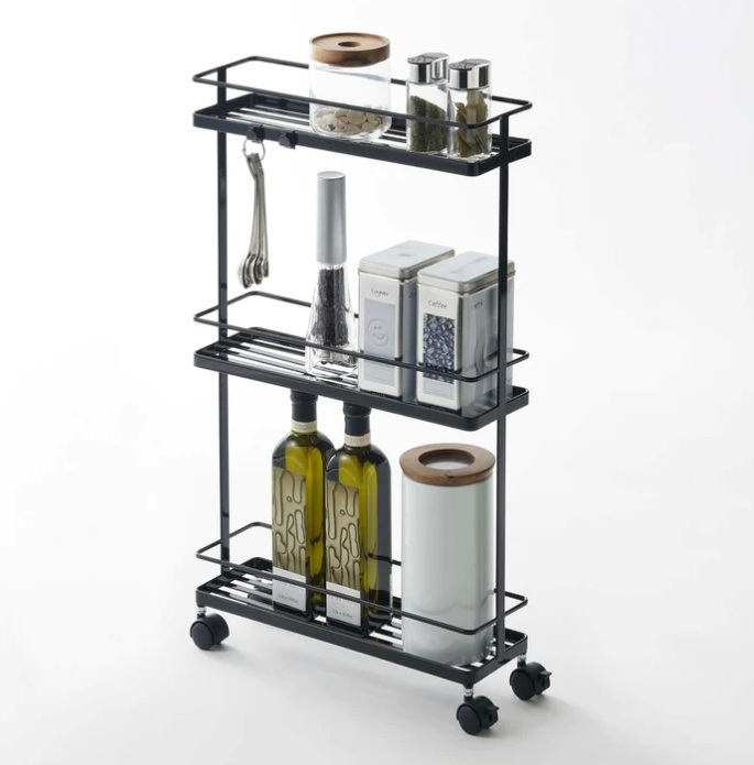 Smal förvaringsvagn, TOWER KITCHEN CART, Yamazaki i gruppen Förvaring / Hallförvaring hos SmartaSaker.se (42652)