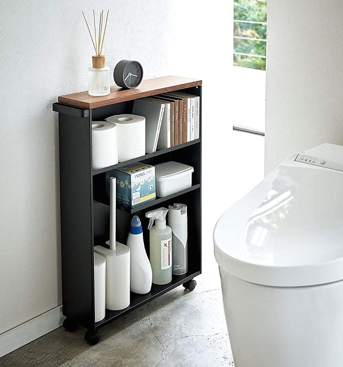Smal förvaringsvagn, TOWER ROLLING SLIM CART, 13 x 47,5 x H 68 cm i gruppen Förvaring / Köksförvaring hos SmartaSaker.se (42653)