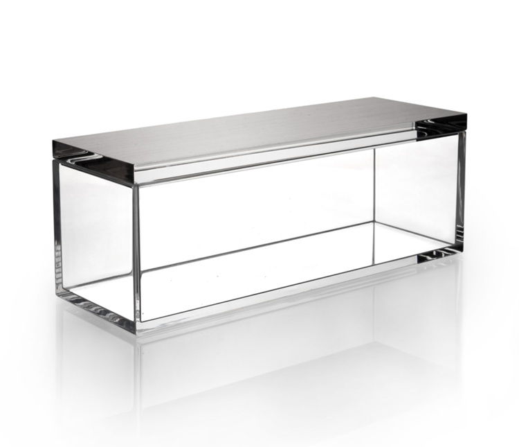 Smyckesask, Långsmal, SILVER CHEST, 17,5 x 6 x H 7 cm, Klar / Silver i gruppen Förvaring / Sovrumsförvaring / Smyckesförvaring hos SmartaSaker.se (42688)