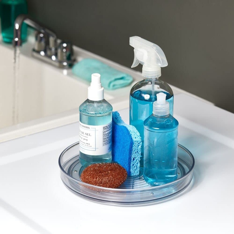 Snurrbricka, Liten, RPET TURNTABLE SMALL, Låg kant, Ã˜ 23 cm, Transparent i gruppen Förvaring / Köksförvaring / Organisera köksskåp / Kryddställ hos SmartaSaker.se (42750)