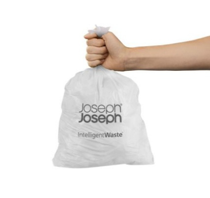 Soppåsar 4 liter, 100% Komposterbara, 50 st, WASTE LINERS IW2, Joseph Joseph, Vita i gruppen Förvaring / Städförvaring och sopsortering / Sopsortering hos SmartaSaker.se (42765)