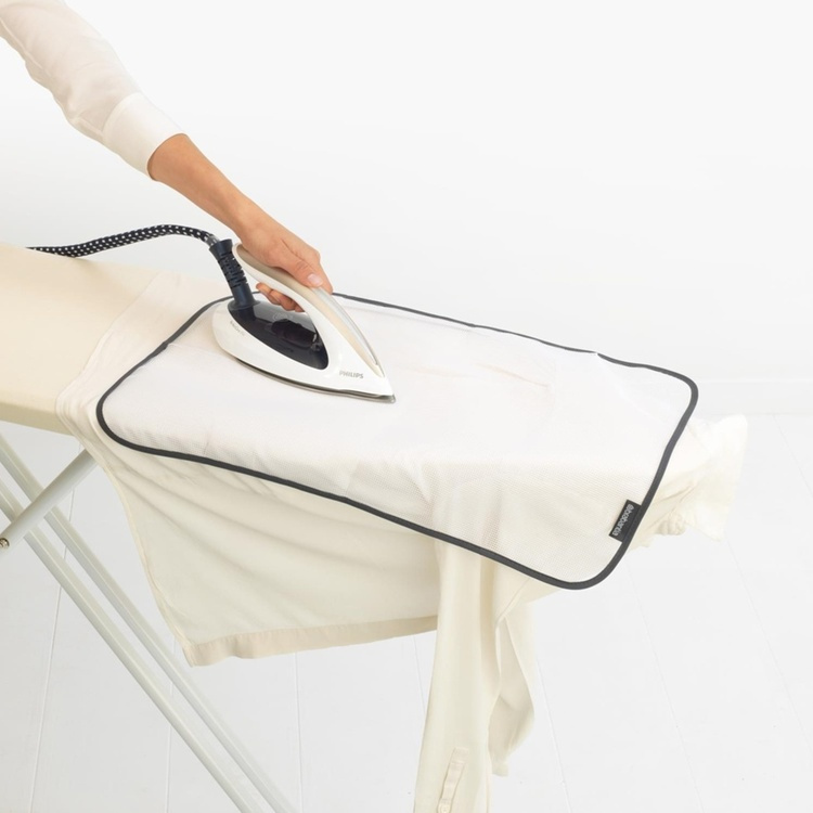 Strykduk för känsliga kläder, BRABANTIA IRONING CLOTH, 60 x 40 cm, Vit / svart i gruppen Förvaring / Tvätt och tork / Stryktillbehör hos SmartaSaker.se (42830)