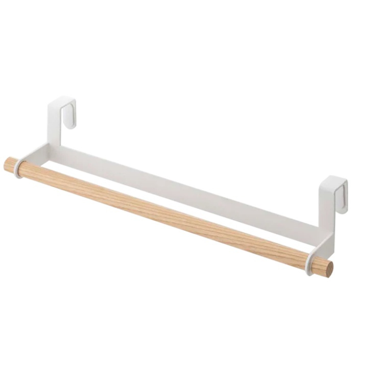 Stång för handduk, över skåpdörr, TOSCA TOWEL HANGER, Large, Yamazaki, Vit i gruppen Förvaring / Sovrumsförvaring / Dörrkrokar hos SmartaSaker.se (42842)