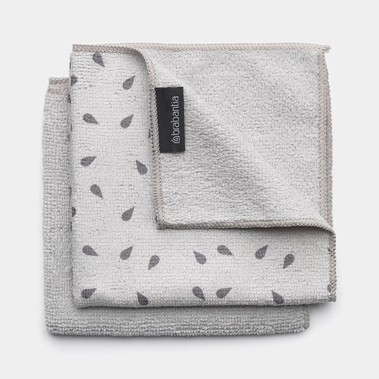 Städtrasor i Mikrofiber, 2 st, BRABANTIA DISH CLOTHS, 30 x 30 cm i gruppen Förvaring / Städförvaring och sopsortering / Städtrasor och borstar hos SmartaSaker.se (42853)