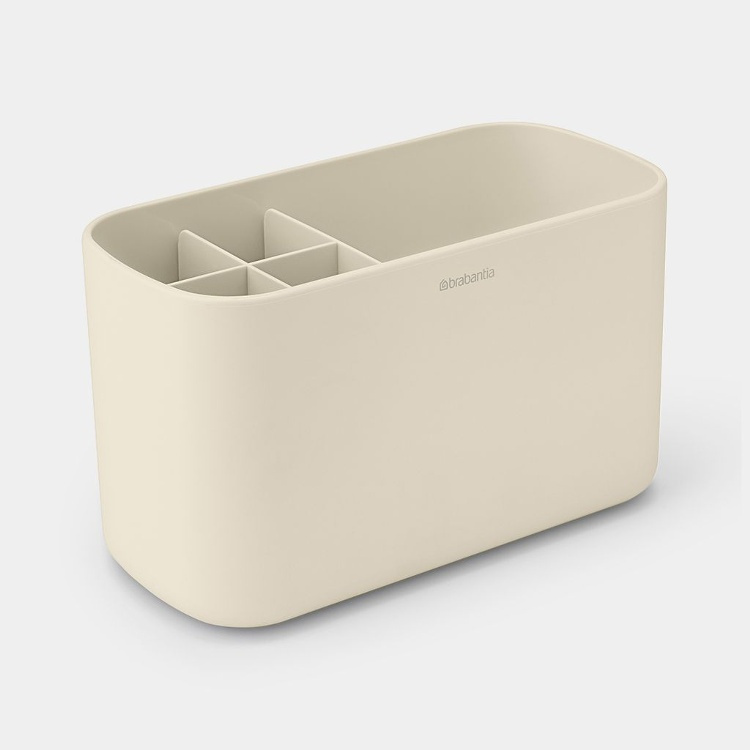 Ställ för eltandborstar / smink, RENEW CADDY, 19,6 x 9,9 x H 11 cm, Brabantia, Soft Beige i gruppen Förvaring / Badrumsförvaring hos SmartaSaker.se (42859)