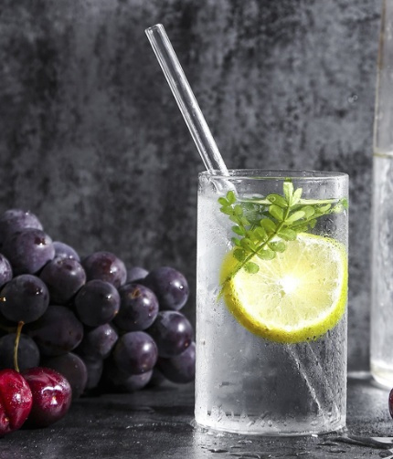 Sugrör i glas, återanvändbara, GLASS STRAWS, 6 st, Klar i gruppen Förvaring / Köksförvaring hos SmartaSaker.se (42904)