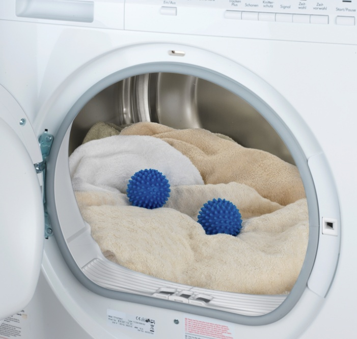 Torkbollar till torktumlaren, 2 st, DRYER BALLS, Ã˜ 7 cm, Blå i gruppen Förvaring / Tvätt och tork hos SmartaSaker.se (42972)