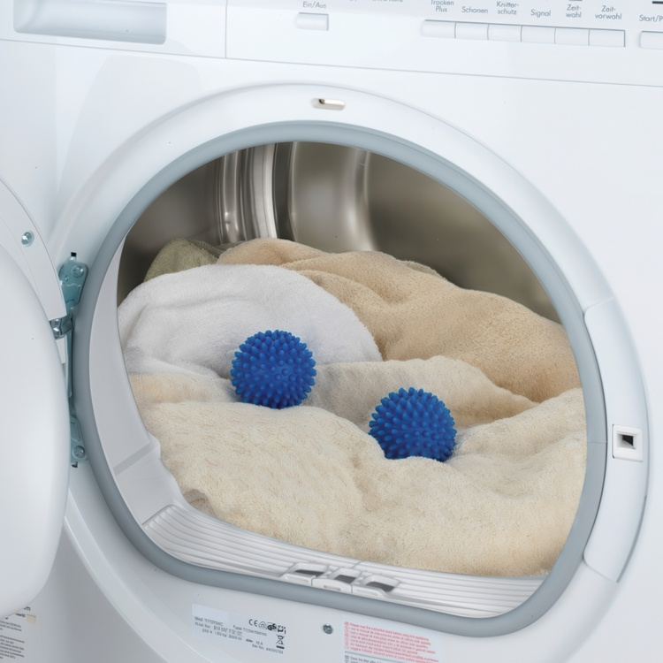 Torkbollar till torktumlaren, 2 st, DRYER BALLS, Ø 7 cm, Blå i gruppen Förvaring / Tvätt och tork hos SmartaSaker.se (42972)