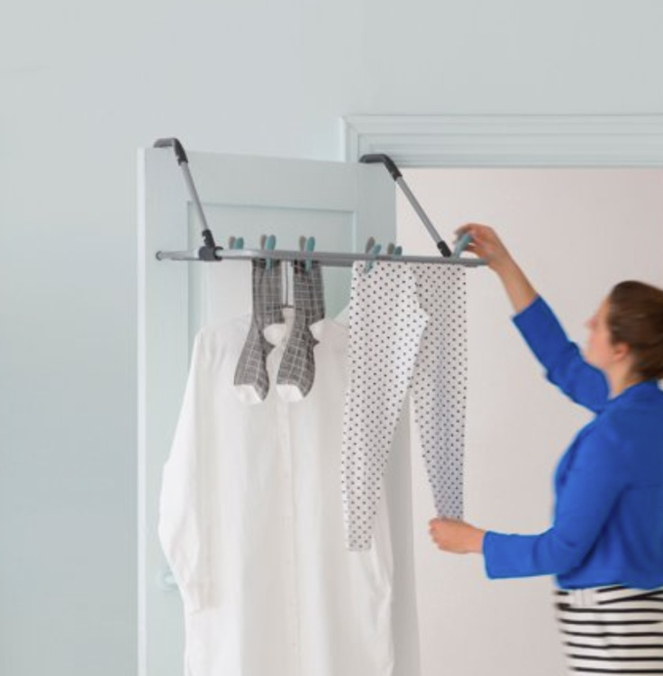 Torkställning för element, över dörr & balkong, BRABANTIA DRYING RACK, 4,5 m i gruppen Förvaring / Tvätt och tork / Torkställningar hos SmartaSaker.se (42983)
