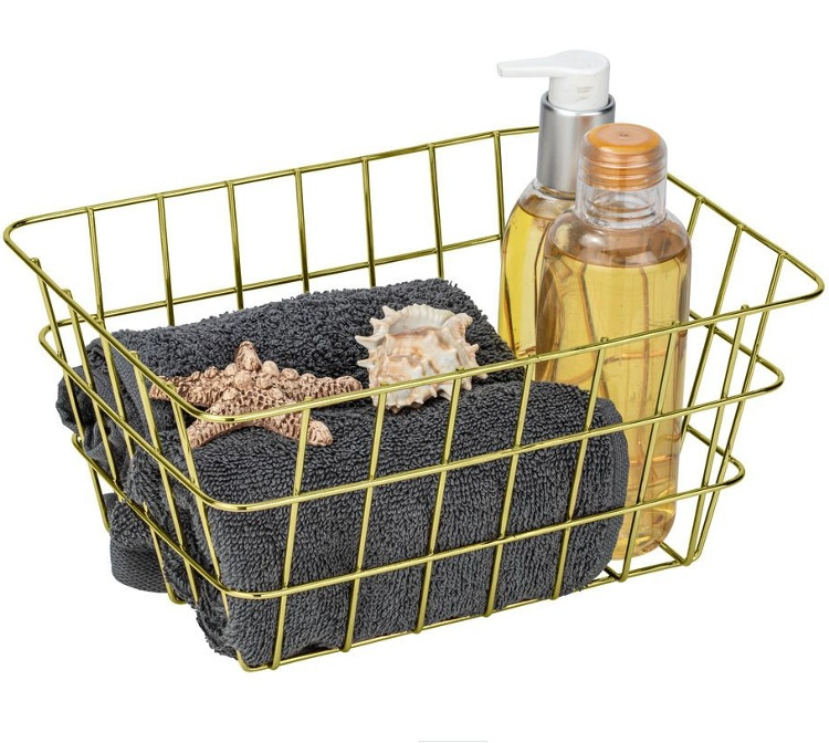 Trådkorg, VIANA VANITY BASKET, 25 x 18 x H 12 cm i gruppen Förvaring / Städförvaring och sopsortering / Städkorgar hos SmartaSaker.se (43002)