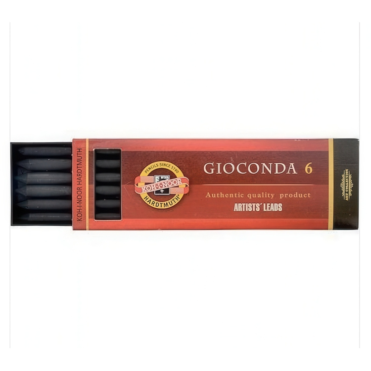 Träkolsstift GIOCONDA KOL 5,5 mm, Grå i gruppen Förvaring / Kontorsmaterial hos SmartaSaker.se (43011)