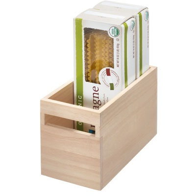 Trälåda, Liten, PAULOWNIA ECO WOOD BOX S, 13 x 25,4 x H 15,2 cm, Natur i gruppen Förvaring / Köksförvaring / Förvaringslådor och burkar hos SmartaSaker.se (43018)