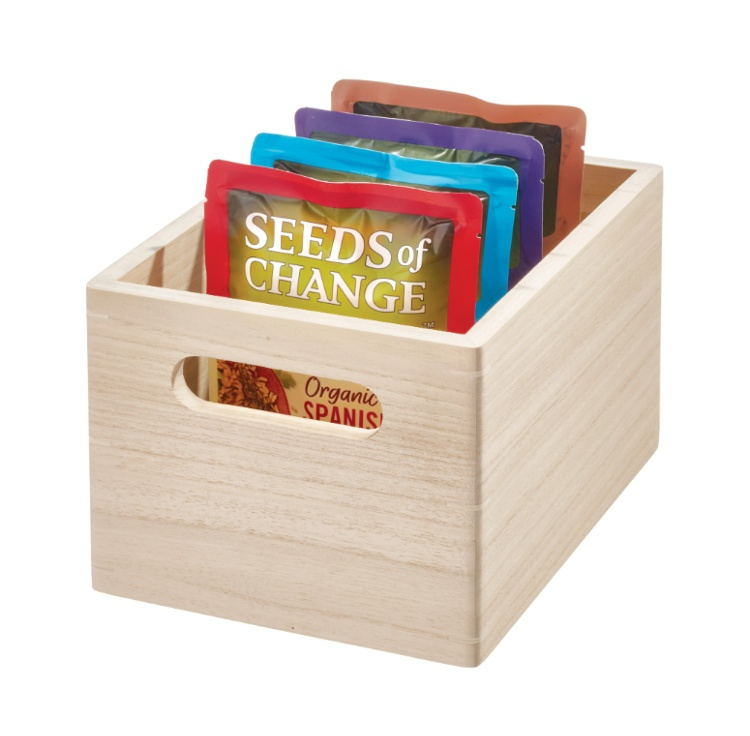 Trälåda, THE HOME EDIT ECO WOOD MEDIUM BOX, 25,4 x 19,1 x H 15,2 cm i gruppen Förvaring / Förvaringslådor hos SmartaSaker.se (43020)