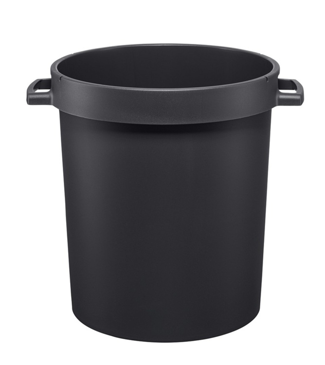 Tunna med Handtag, 45 Liter, WATER BARREL, 42 x 51 x H 46 cm, Svart i gruppen Förvaring / Förråd- och garageförvaring / Korgar och hinkar hos SmartaSaker.se (43026)