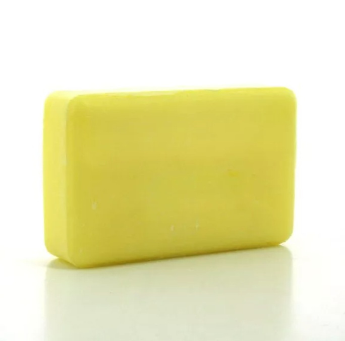 Tvål med Citrondoft från Provence, 125 g, LEMON SOAP, 8,5 x 5,5 x H 2,5 cm, Ljusgul i gruppen Förvaring hos SmartaSaker.se (43030)