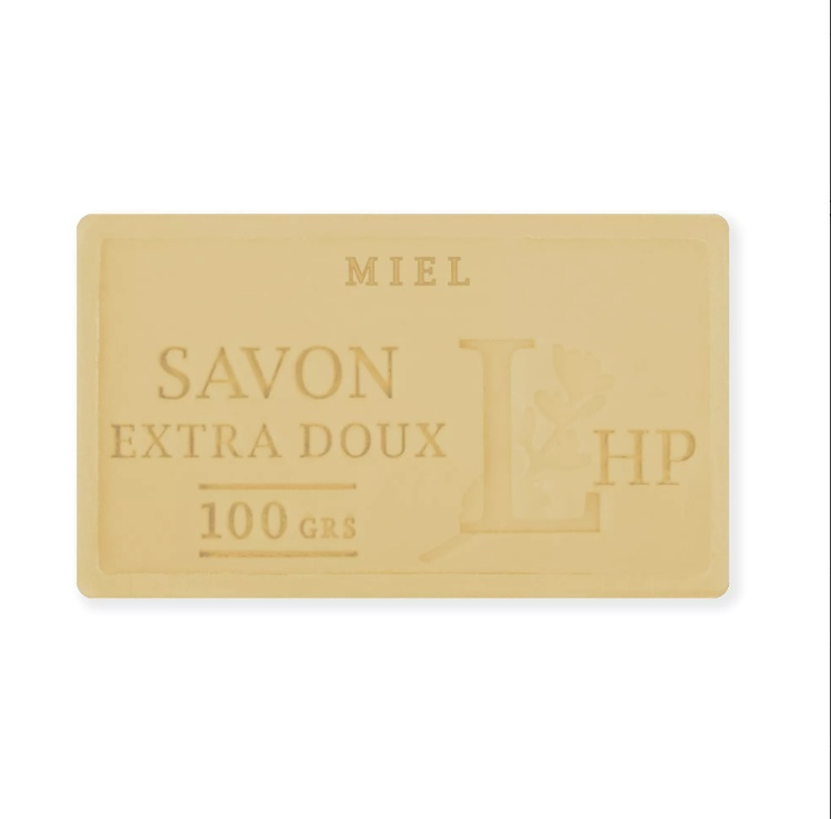 Tvål med doft av Honung, 100 g, SAVON DE MARSEILLE MIEL, 8,5 x 5 x H 2,5 cm, Beige i gruppen Tillbehör och liknande hos SmartaSaker.se (43033)