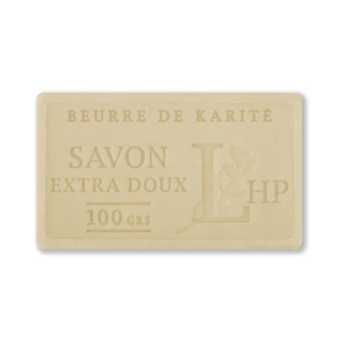 Tvål med doft av Sheasmör, 100 g, SAVON DE MARSEILLE KARITÃ‰. 8,5 x 5 x H 2,5 cm, Beige i gruppen Tillbehör och liknande hos SmartaSaker.se (43041)