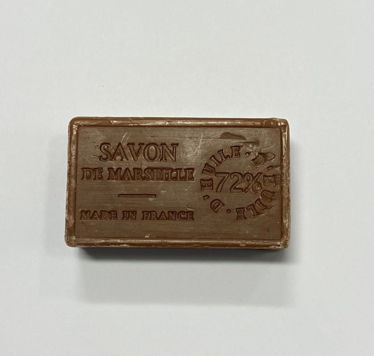Tvål med Vaniljdoft, 100 g, SAVON DE MARSEILLE VANILLE, 8,5 x 5 x H 2,5 cm, Brun i gruppen Förvaring hos SmartaSaker.se (43055)
