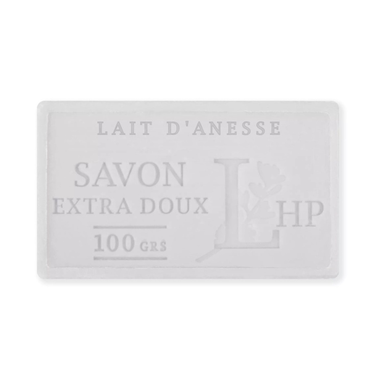 Tvål med Åsnemjölk, 100 g, SAVON DE MARSEILLE LAIT D\'ANESSE, 8,5 x 5 x H 2,5 cm, Vit i gruppen Tillbehör och liknande hos SmartaSaker.se (43058)