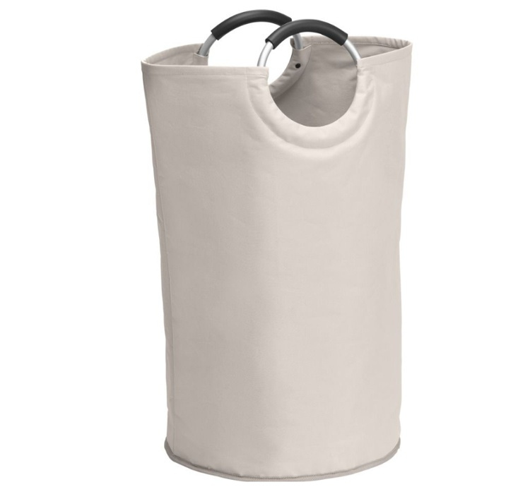 Tvättkasse, Stor, 69 L, JUMBO BASKET, Ø 38 x H 72 , Off white i gruppen Förvaring / Tvätt och tork / Tvättkorgar hos SmartaSaker.se (43081)