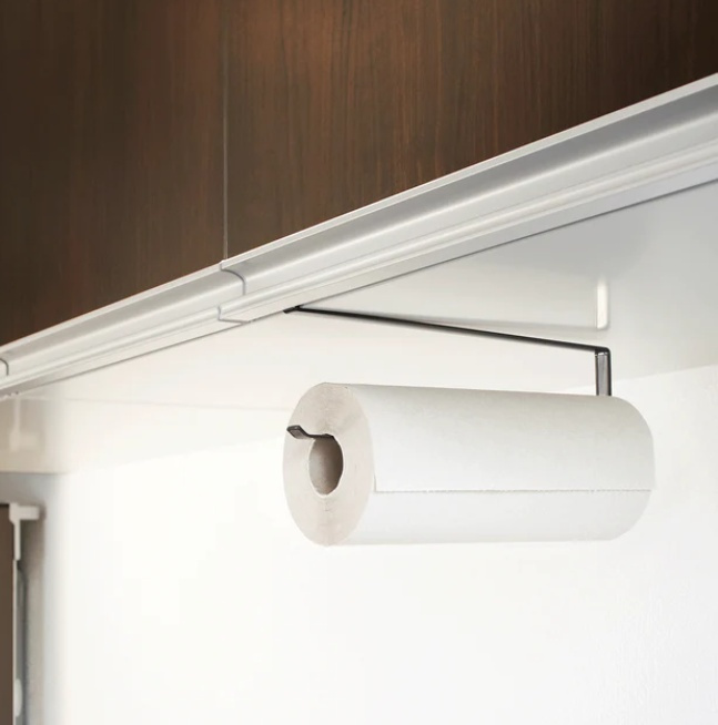 Under hylla hållare för hushållspapper, TOWER KITCHEN PAPER TOWEL, Yamazaki, Svart i gruppen Förvaring / Köksförvaring / Organisera köksskåp / Under hyllan-förvaring hos SmartaSaker.se (43150)